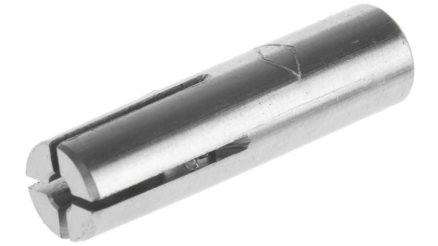RS PRO Stainless Steel Drop In Anchor M6 x 25mm, 8mm Fixing Hole
