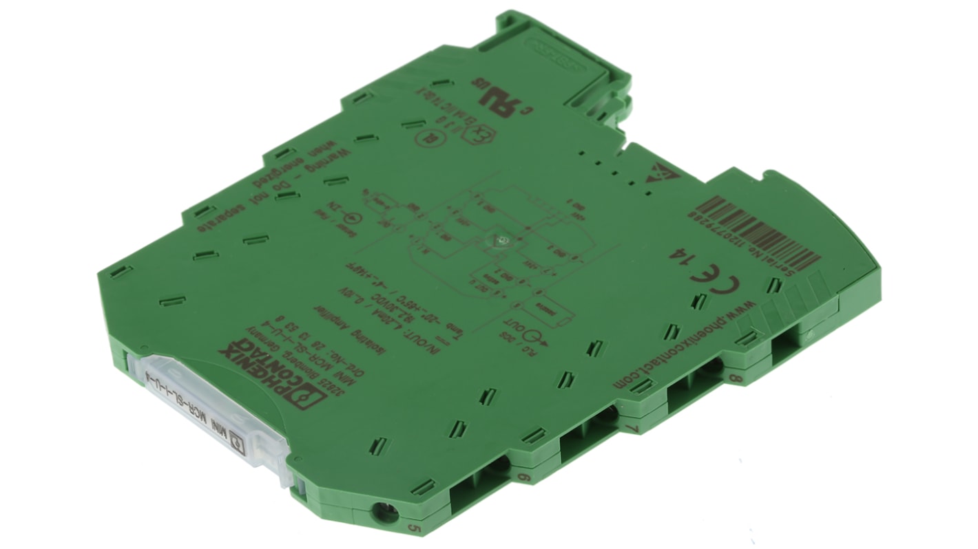 Phoenix Contact 3RS7003 Series Signal Conditioner, Current Input, Voltage Output, 24V dc Supply