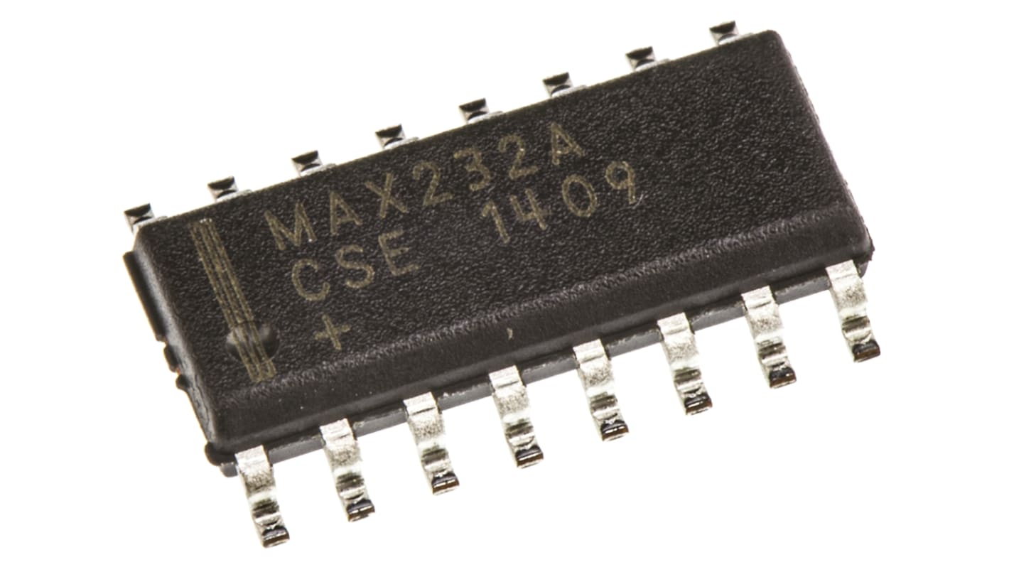 Maxim Integrated MAX232ACSE+ Line Transceiver, 16-Pin SOIC