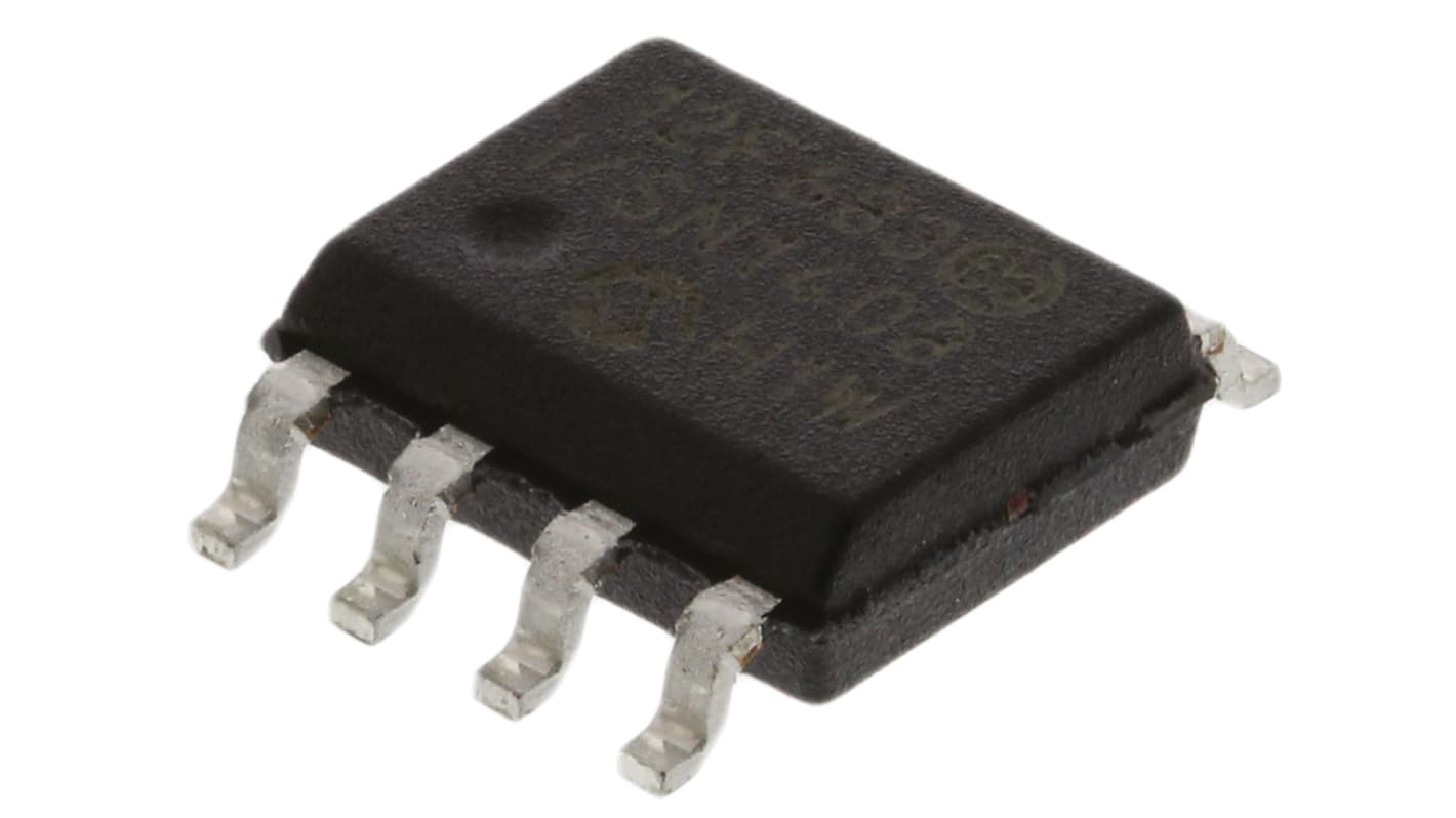 Mikrokontroler Microchip PIC12F SOIC 8-pinowy Montaż powierzchniowy PIC 2048 x 14 słów, 256 B 8bit CAN: 20MHz RAM:128 B