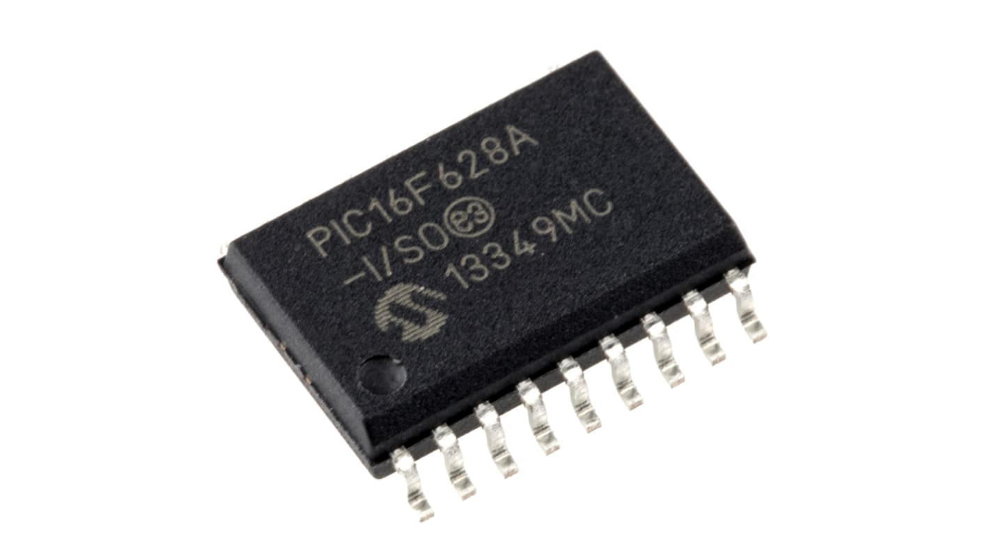 Microcontrollore Microchip, PIC, SOIC, PIC16F, 18 Pin, Montaggio superficiale, 8bit, 20MHz