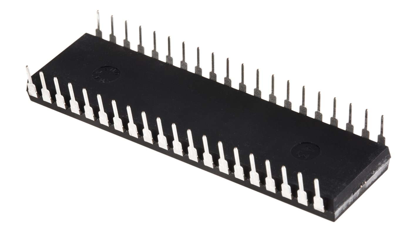 Microchip マイコン, PIC, 40MHz, 1.024 kB, 48 kB, フラッシュ, 40-Pin PDIP
