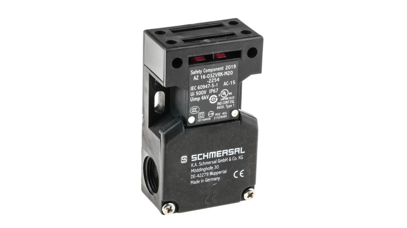 Schmersal AZ16 Safety Interlock Switch, 3NC, Keyed, Glass Fibre Reinforced Thermoplastic