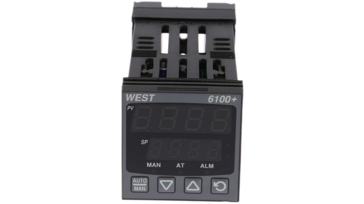Rs-Online Termoregolatori PID West Instruments P6100 24 → 48 V ca / cc 48 x 48 (1/16 DIN)mm 1 uscita SSR