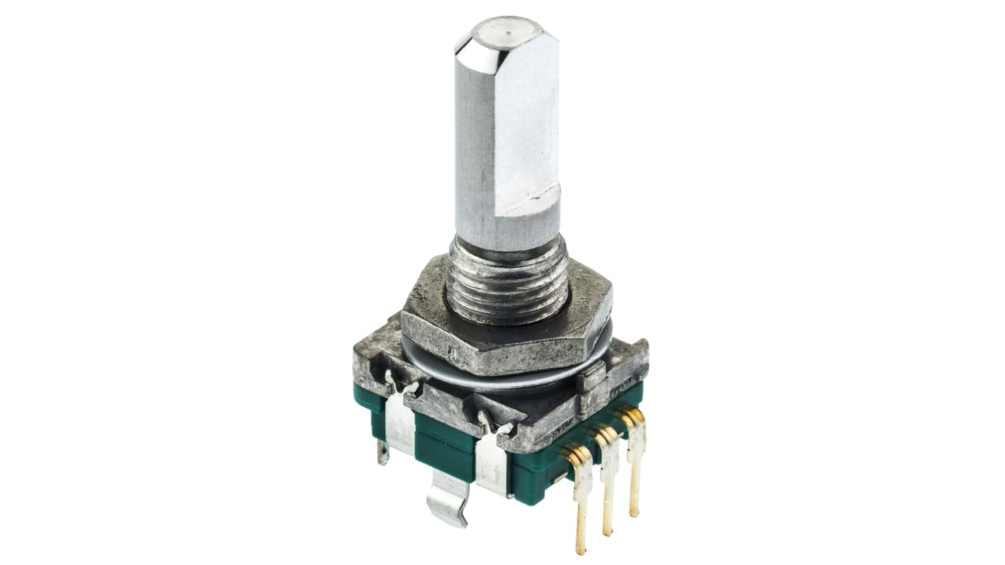 Encoder rotativo meccanico Alps Alpine 15 impulsi/giro, Su foro