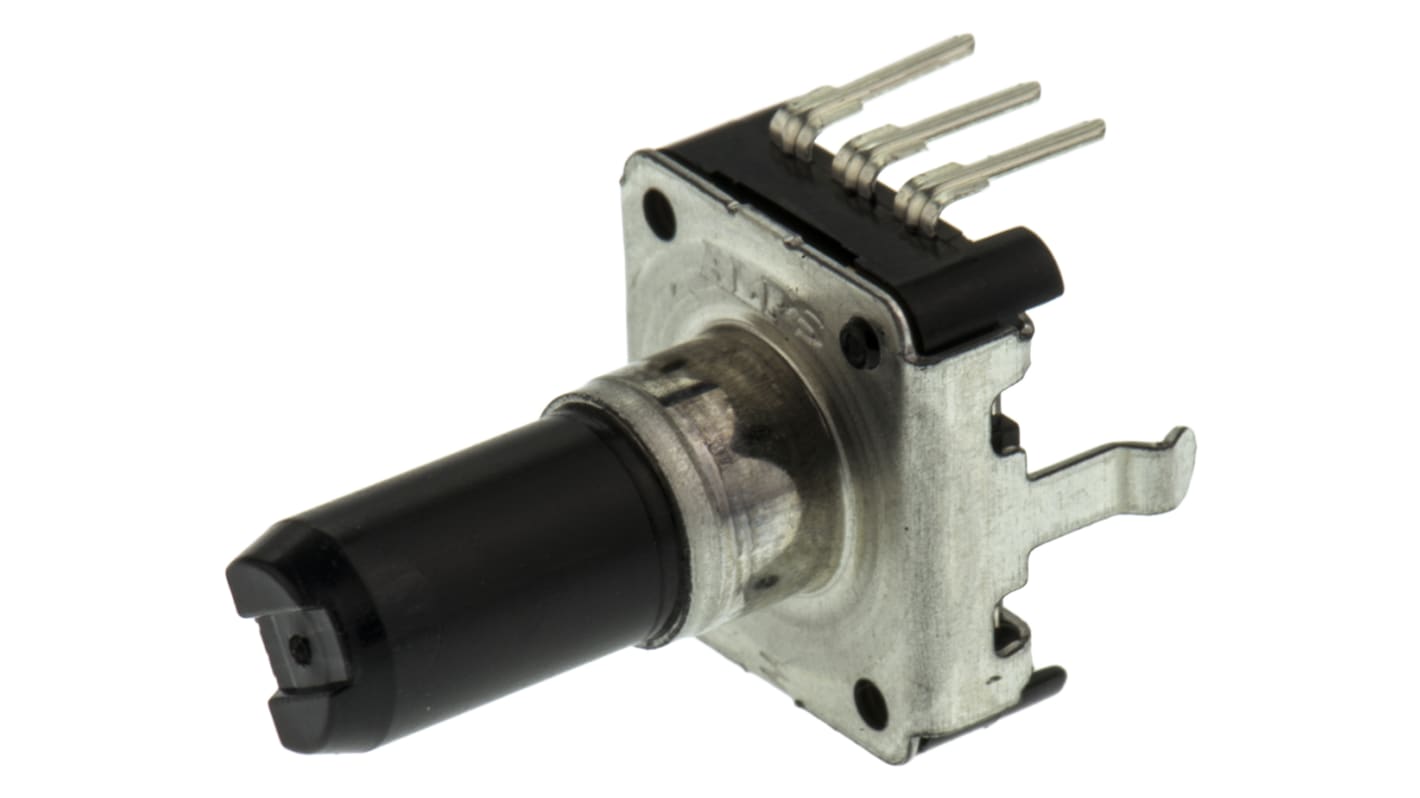 Alps Alpine 24 Pulse Mechanical Rotary Encoder Flat Shaft (Not Indexed), Through Hole