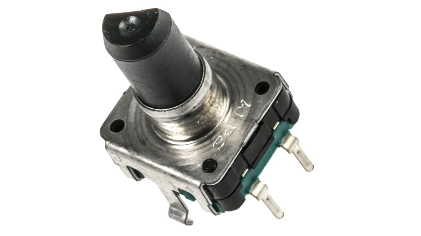 Alps Alpine 24 Pulse Mechanical Rotary Encoder Flat Shaft (Not Indexed), Through Hole