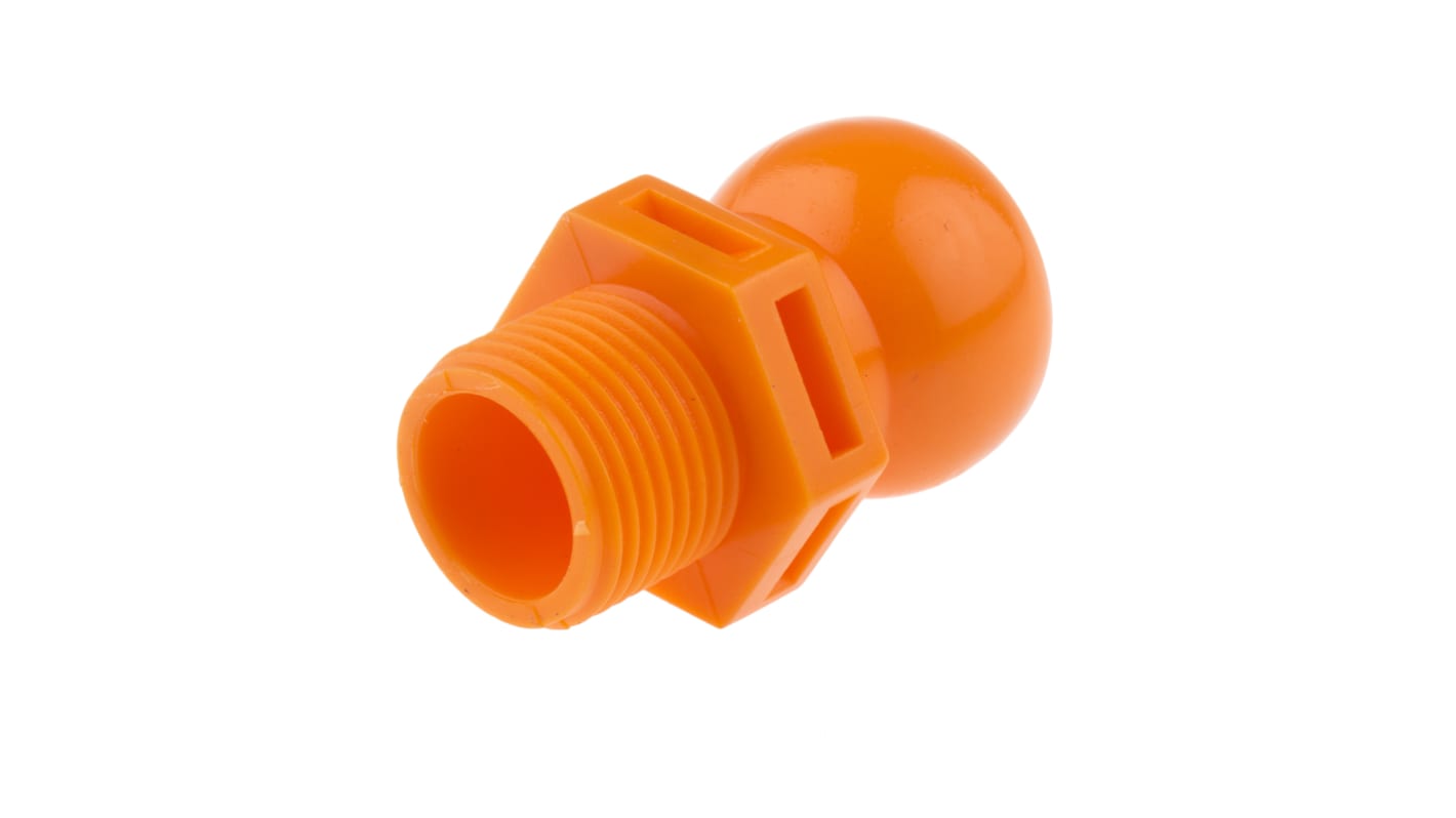 RS PRO Acetal Copolymer 3/8in NPT Connector