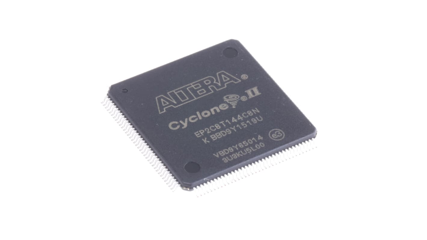 Altera FPGA EP2C8T144C8N, Cyclone II 8256 Cells, 8256 Blocks, 144-Pin TQFP