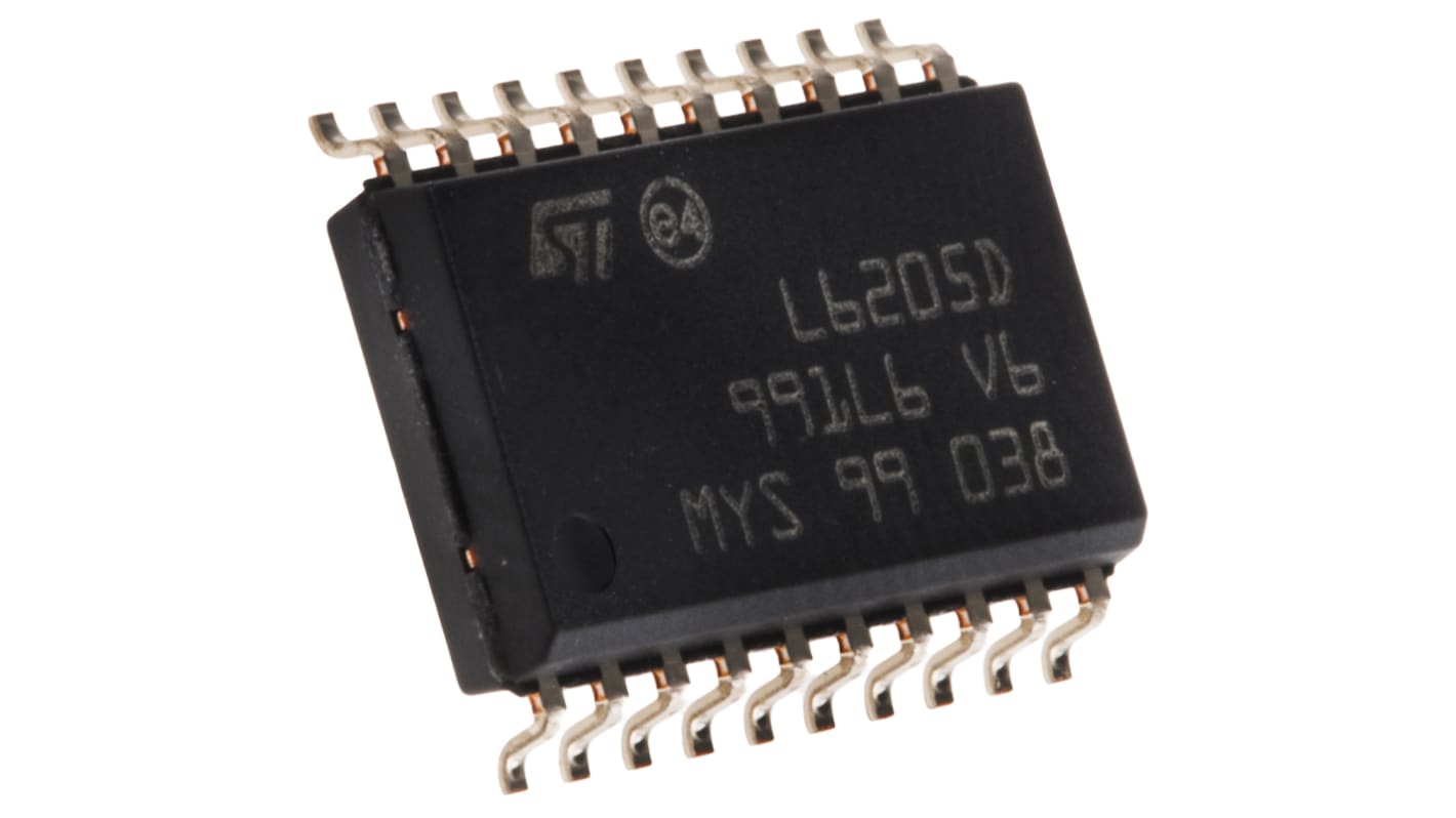 Motor Driver STMicroelectronics c.c. con spazzole, Full bridge doppio, SOIC, 20-Pin