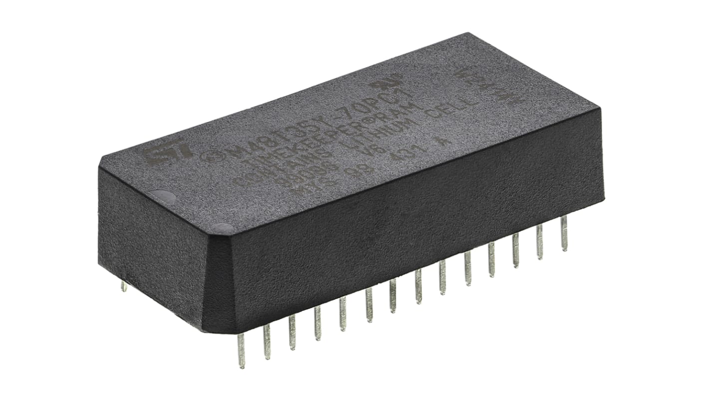 STMicroelectronics M48T35Y-70PC1, Real Time Clock (RTC), 32768B RAM Parallel, 28-Pin PCDIP