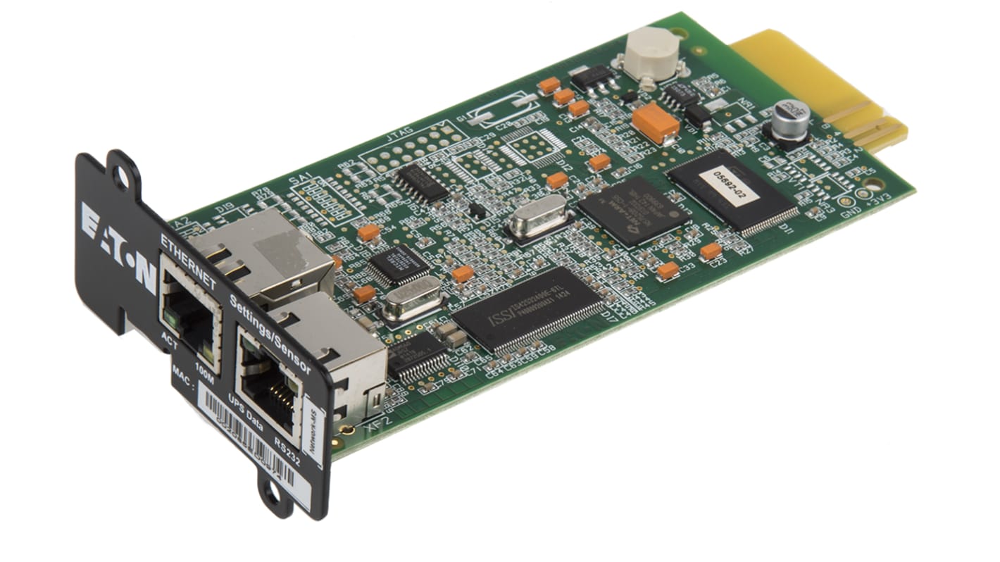 66102 Eaton UPS Network Management Card, for use with Evolution UPS, Galaxy UPS, Pulsar UPS RS