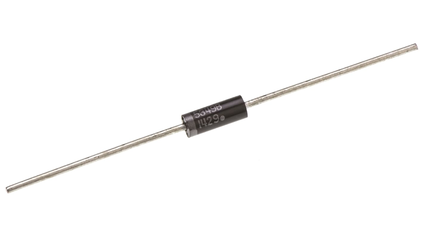 onsemi, 12V Zener Diode 5% 5 W Through Hole 2-Pin DO-15