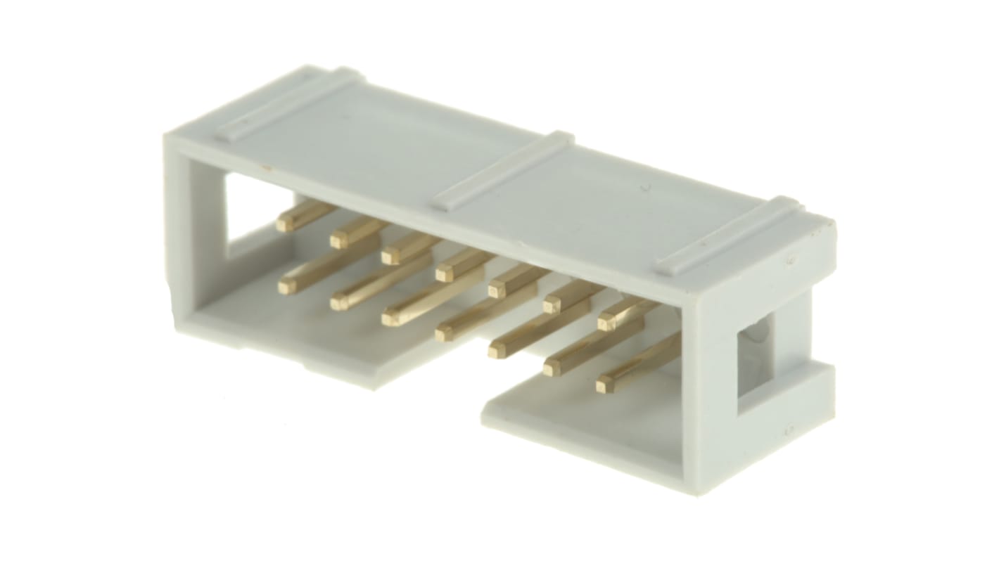 File di contatti PCB RS PRO, 14 vie, 2 file, passo 2.54mm