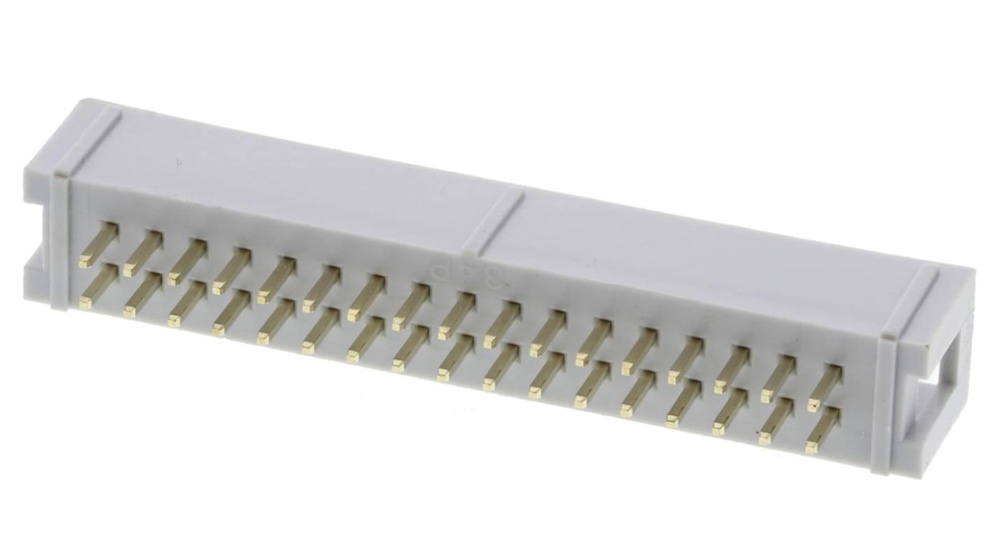RS PRO 34p双排排针 直向, 2.54mm间距, 1A, THT安装
