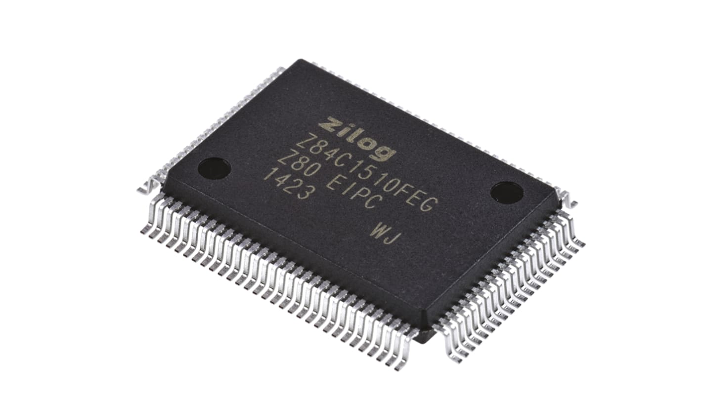 Z84C1510FEG, Peripheral Controller IPC Intelligent Peripheral Controller 100-Pin PQFP