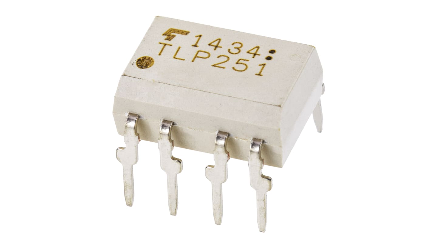 Toshiba TLP THT Optokoppler DC-In / Gegentakt-Puffer-Out, 8-Pin PDIP, Isolation 2,5 kV eff