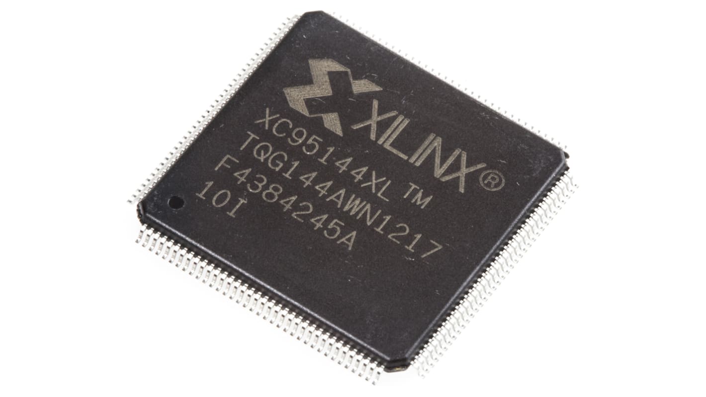 Xilinx XC95144XL-10TQG144I, CPLD XC9500XL Flash 144 Cells, 117 I/O, 8 Labs, ISP, 144-Pin TQFP