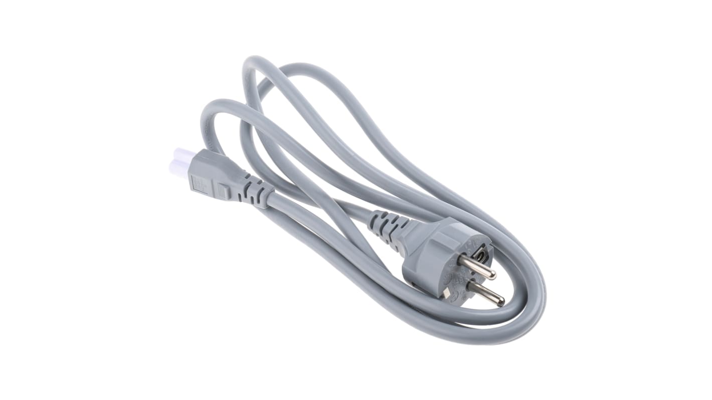 Cavo di alimentazione RS PRO IEC C5/CEE 7/7, 2,5A, 250 V, L. 1.5m
