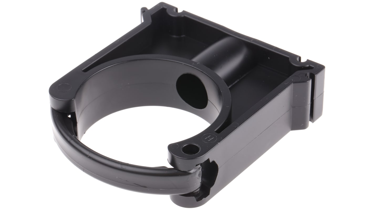 167061091 Georg Fischer PP Black Saddle Clamp 50mm x 9mm RS