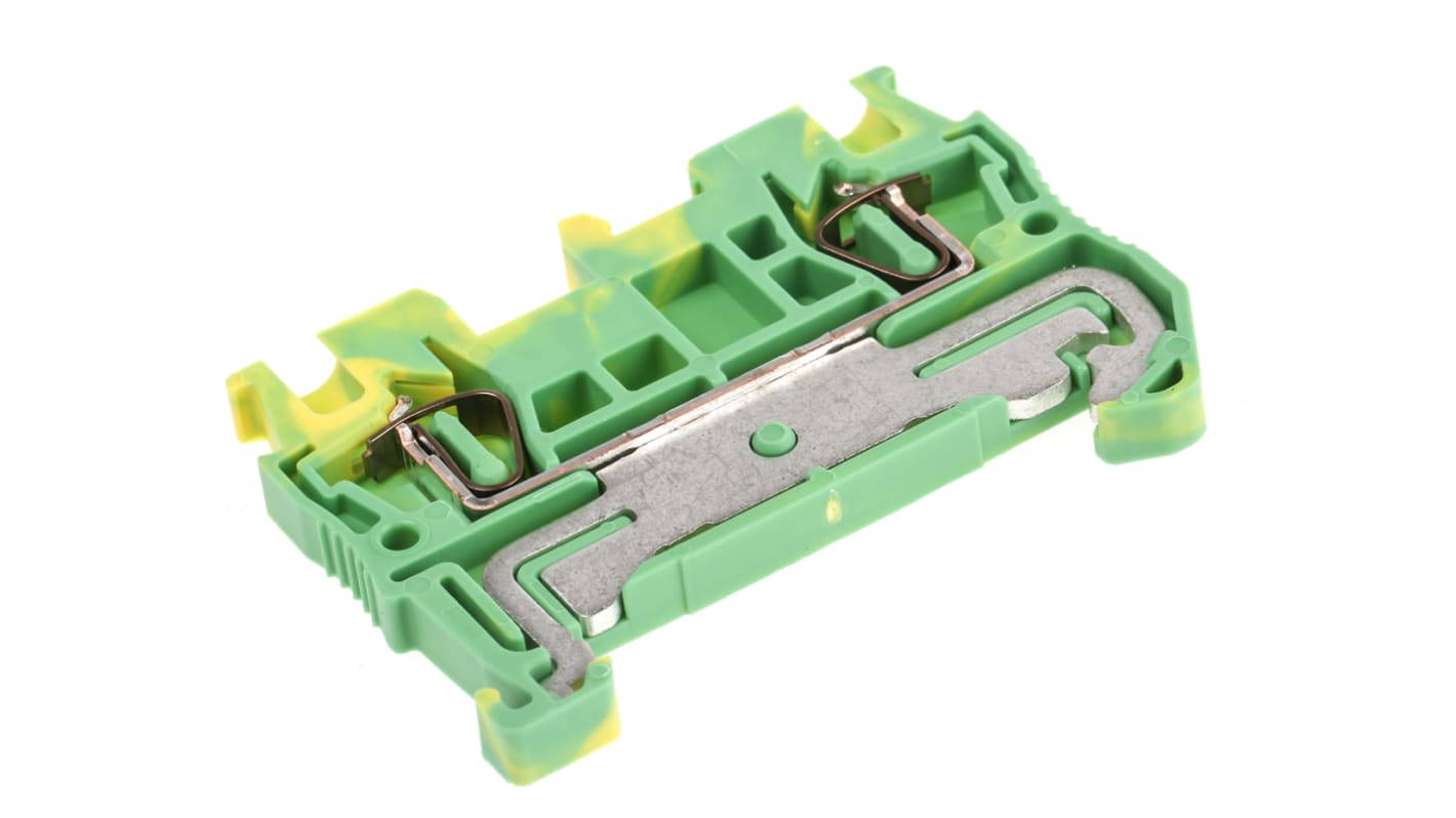 Phoenix Contact 3031513 ST 1.5-PE Series Green/Yellow, 0.08 → 1.5mm², Single-Level, Spring Clamp Termination