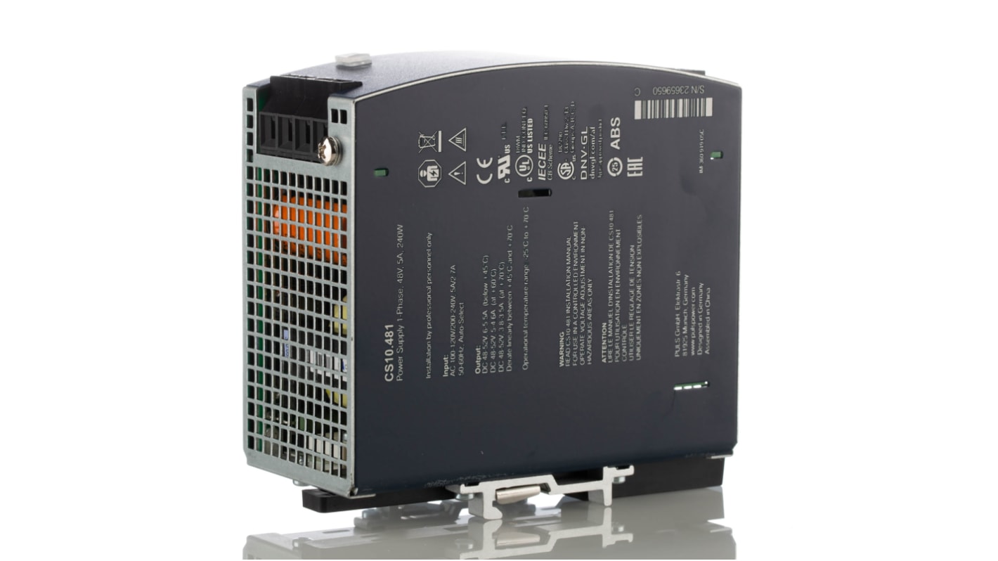 PULS DIMENSION C-Line DIN-Schienen Netzteil Getaktet 48V dc / 5A 240W 100→120V ac