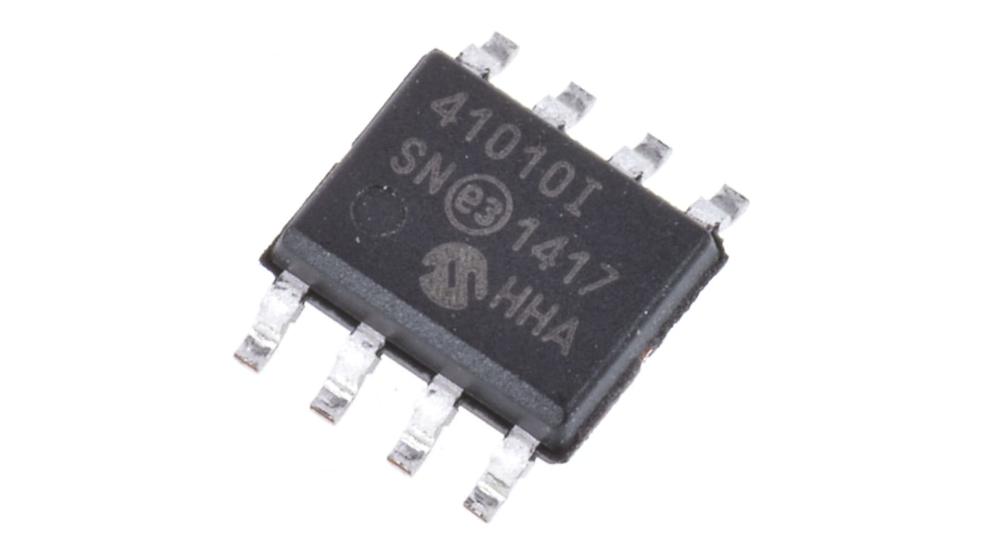 Potenciómetro digital, MCP41010-I/SN, Serie SPI 10kΩ, 256 posiciones, punta Lineal, SOIC 8 pines