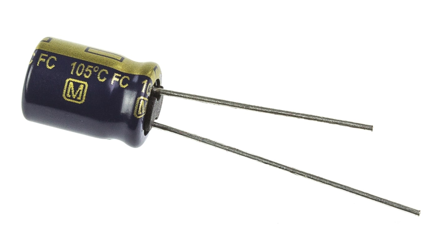 Condensateur Panasonic série FC, Aluminium électrolytique 47μF, 63V c.c.