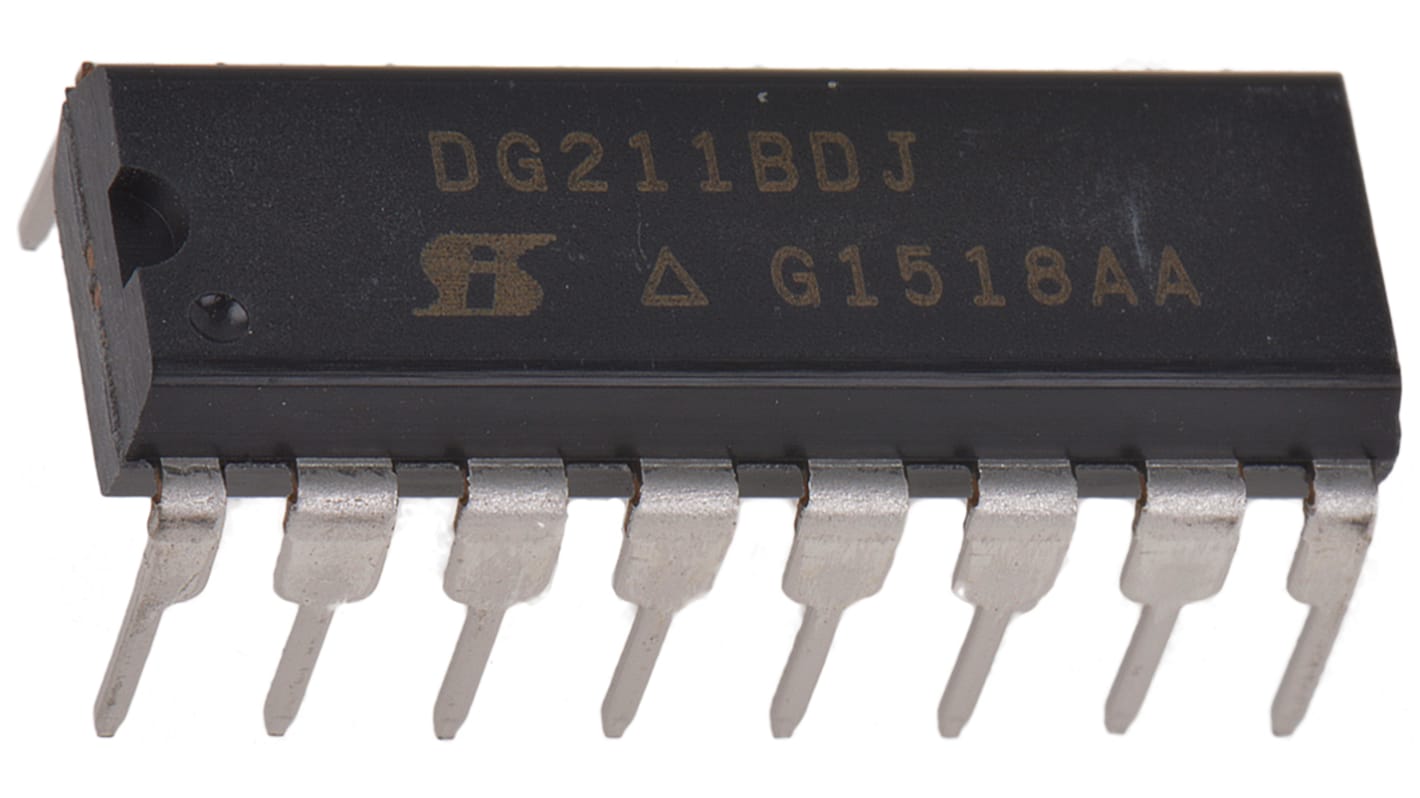 Vishay Analoger Schalter, 16-Pin, PDIP, 12 V, 15 V, 18 V, 24 V, 5 V, 9 V- einzeln, ±12V- bipolar