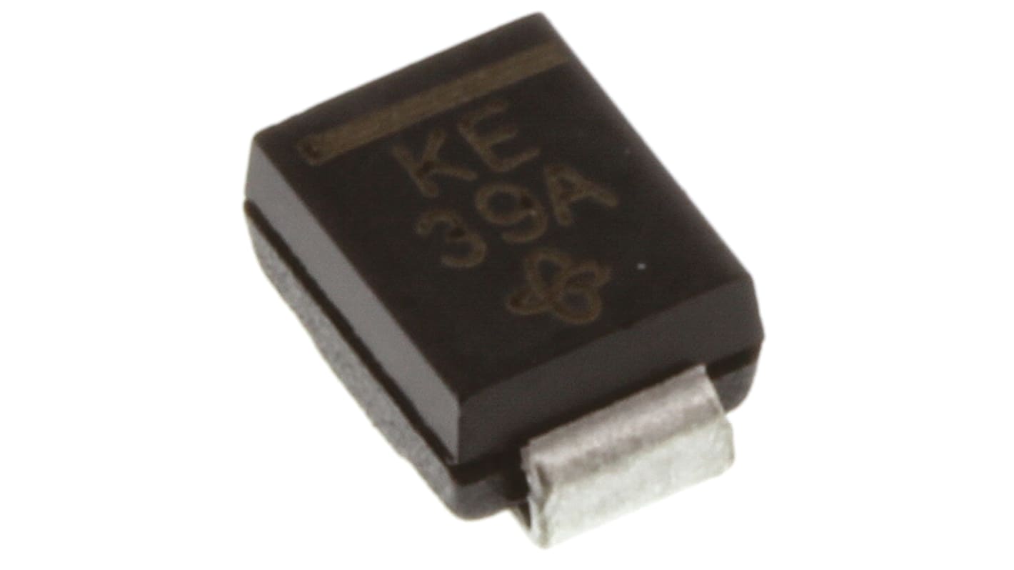 Vishay SMBJ5.0A-E3/52, Uni-Directional TVS Diode, 600W, 2-Pin DO-214AA
