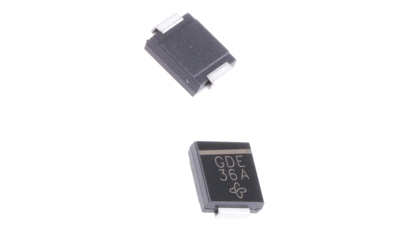 Vishay, TVS-diode, 1500W, Envejs, 9.2V, 5V, 2 ben, SMC, SMCJ5.0A-E3