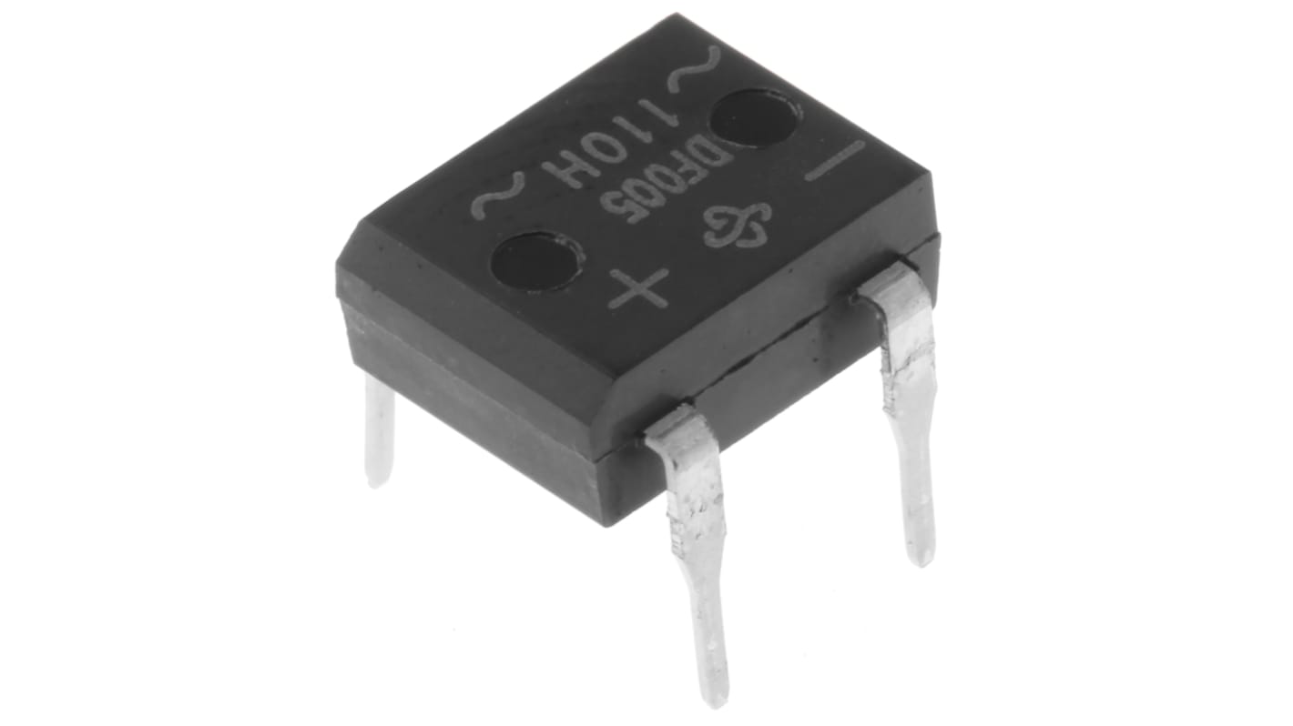 Vishay Bridge Rectifier, 1A, 50V, 4-Pin