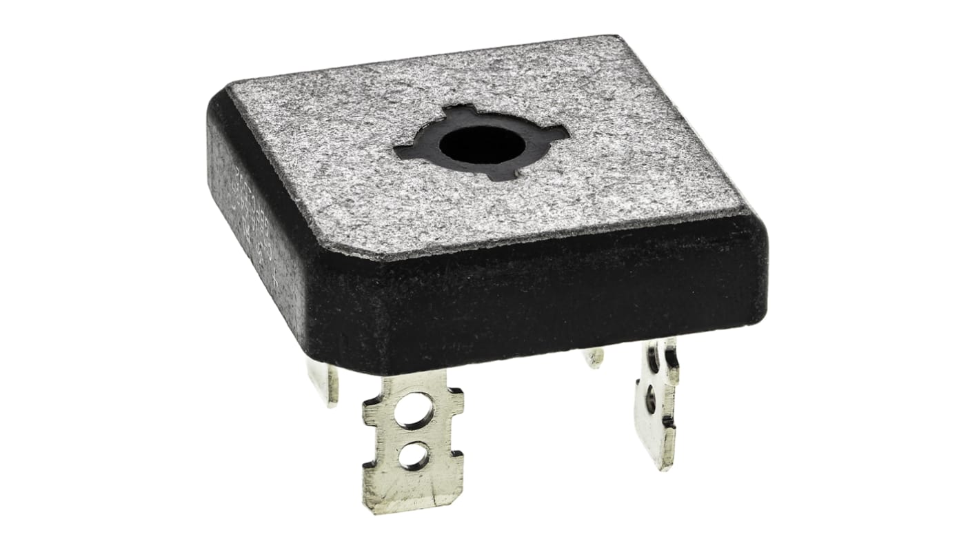 Raddrizzatore a ponte, Monofase, Vishay, Ifwd 15A, VRRM 200V, GBPC, Montaggio a vite, 4 Pin
