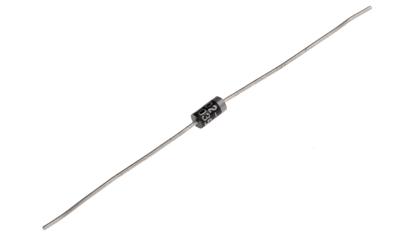 Vishay 1600V 500mA, Fast Switching Rectifier Diode, 2-Pin DO-204AL RGP02-16E-E3/54