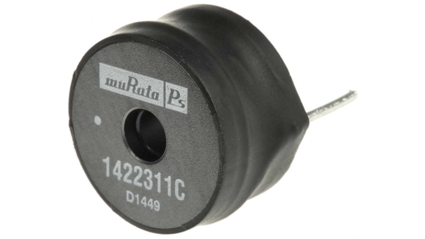 Induttore bobina Murata, 22 μH, 11A, Radiale, 24.4 (Dia.) x 15.5mm