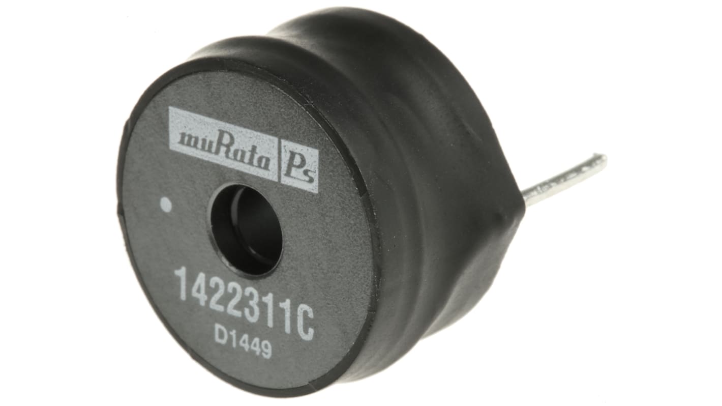 Murata 22 μH ±15% Bobbin Inductor, Max SRF:9.3MHz, Q:64, 11A Idc, 14mΩ Rdc, 1400