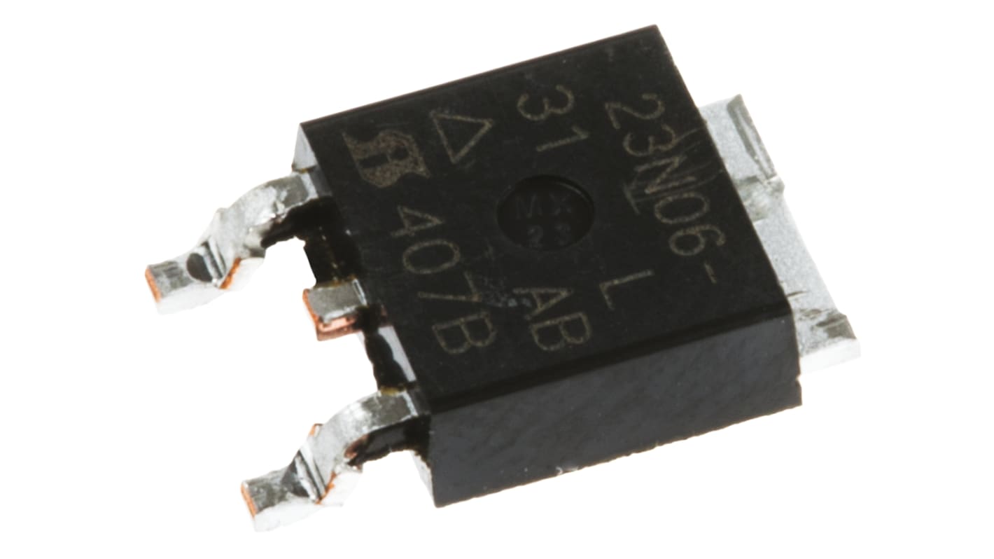 N-Channel MOSFET, 23 A, 60 V, 3-Pin DPAK Vishay SUD23N06-31-GE3