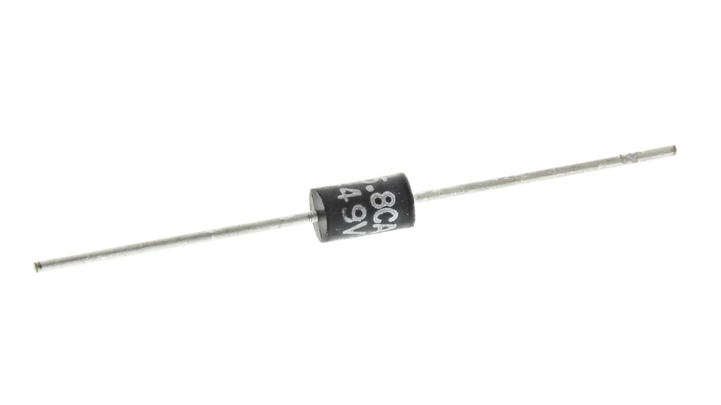 Vishay TVS-Diode Bi-Directional Einfach 10.8V 6.12V min., 2-Pin, THT 5.5V max 1,5 KE