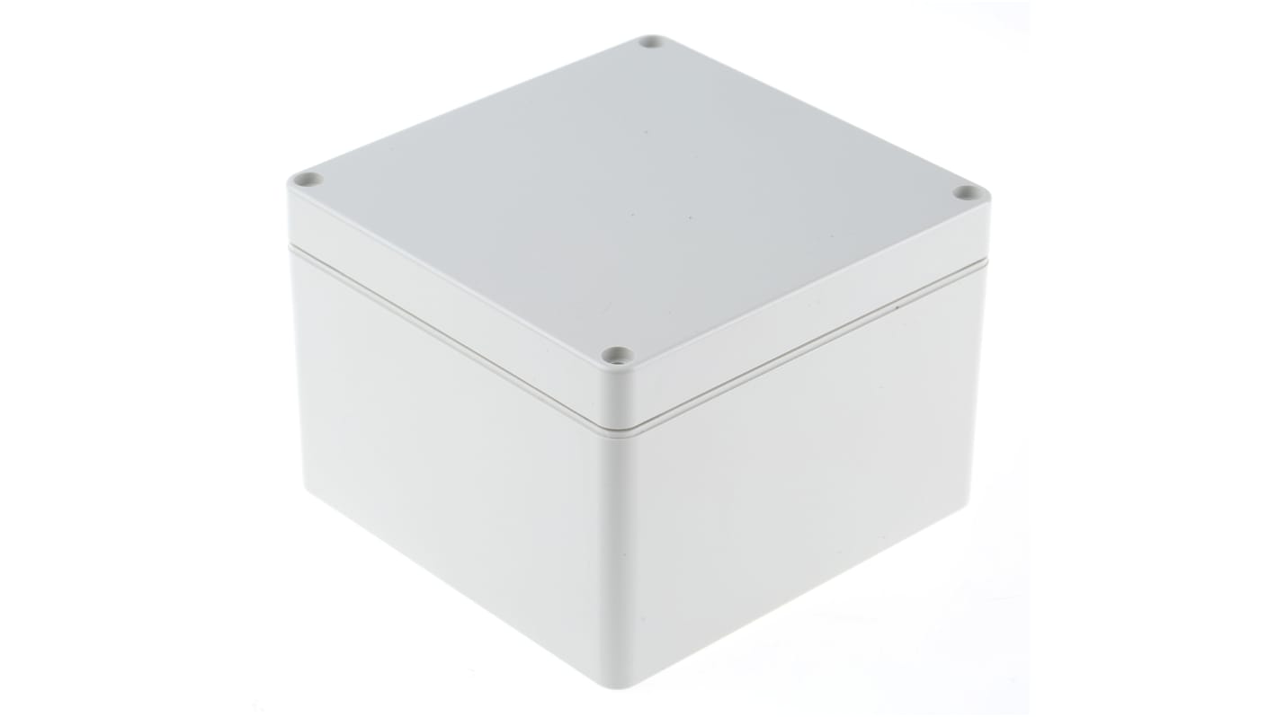 Bopla Euromas Series Grey ABS Enclosure, IP66, Grey Lid, 122 x 120 x 85mm