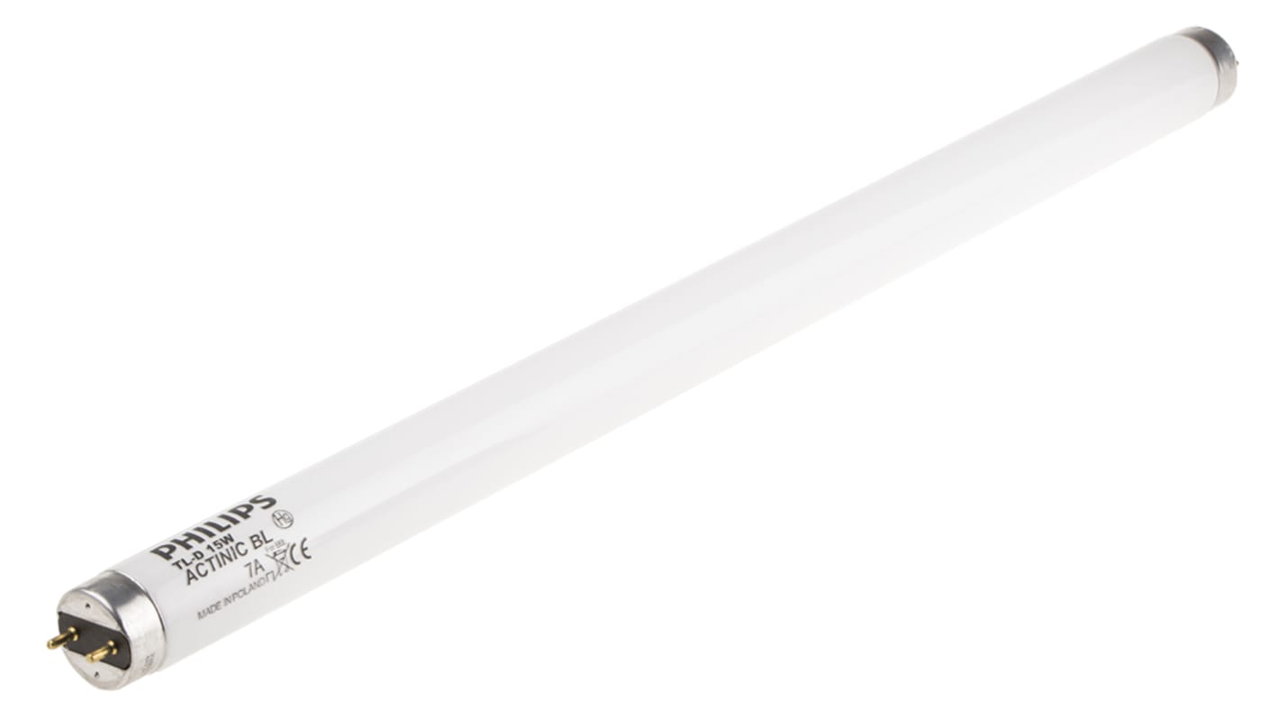 Philips Lighting 灭蚊灯管, 457 mm长, 28mm直径, 管状, 15 W, G13灯座, 3000h使用寿命
