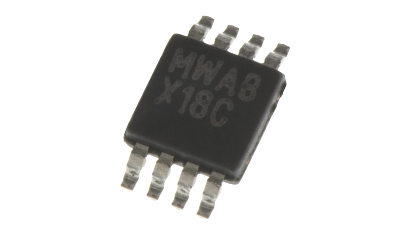 Texas Instruments 12-Bit ADC ADC122S021CIMM/NOPB Dual, 200ksps MSOP, 8-Pin