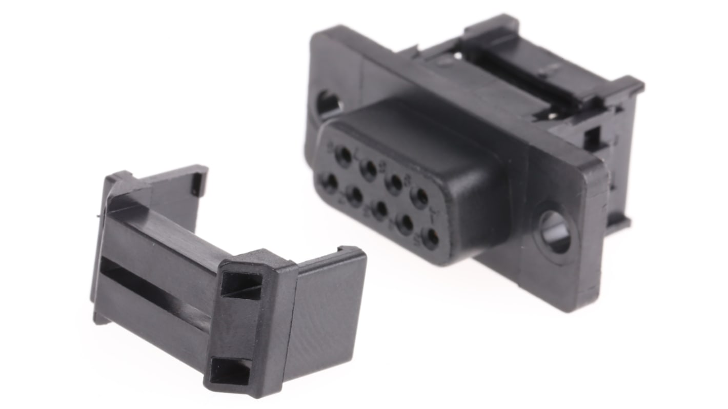 RS PRO 9 Way Cable Mount D-sub Connector Socket, 1.27mm Pitch