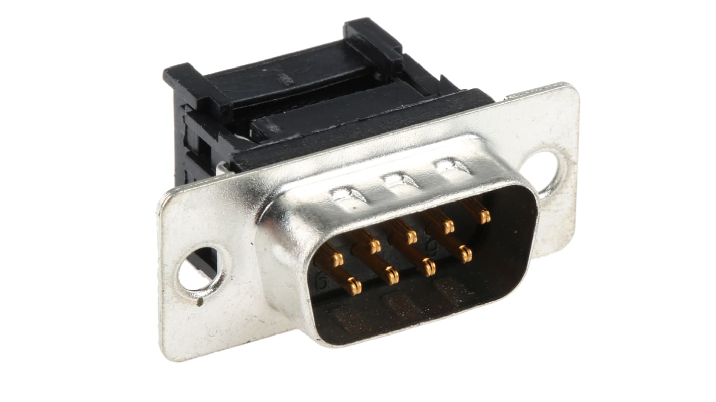Conector D-sub RS PRO, paso 1.27mm, Recto D-Sub estándar, Montaje de Cable, Macho, Terminación IDC, 250 V, 3A