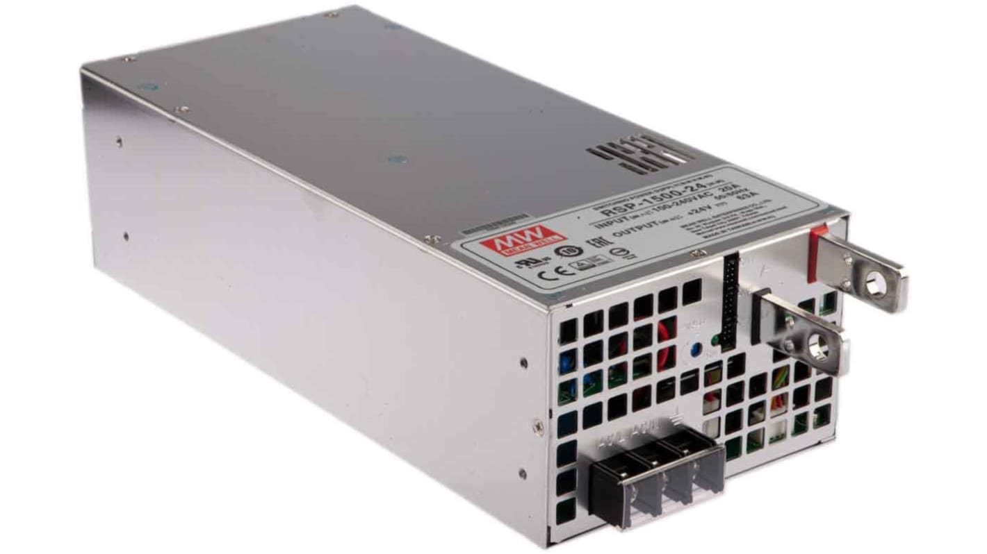 RSP-1500-24 | MEAN WELL スイッチング電源 24V dc 63A 1.5kW | RS RSP-1500-24 | MEAN WELL スイッチング電源 24V dc 63A 1.5kW | RS