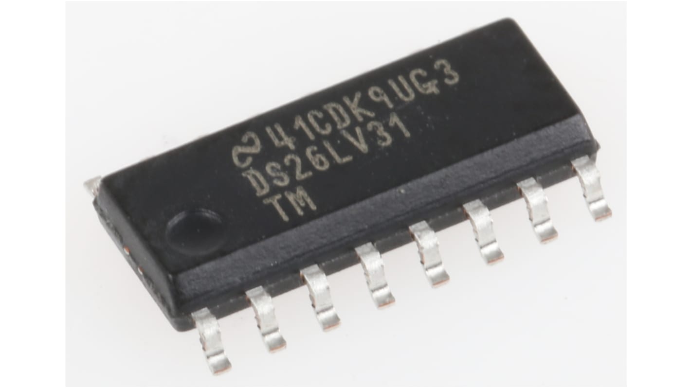 Trasmettitore di linea DS26LV31TM/NOPB, SOIC, 16-Pin