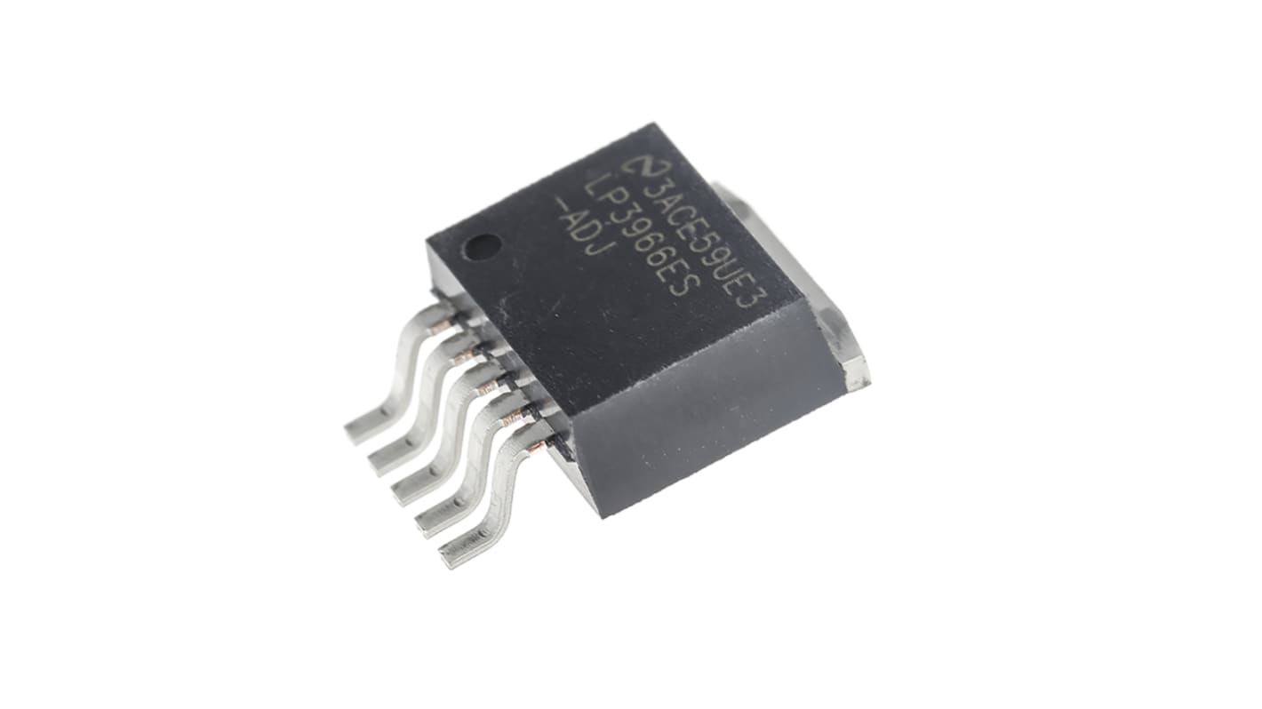 Texas Instruments 线性稳压芯片, 1.2 → 5 V输出, 3A最大输出, 单路输出, D2PAK (TO-263), 5针, 贴片安装, -40 °C→+125 °C, ±1.5%精度