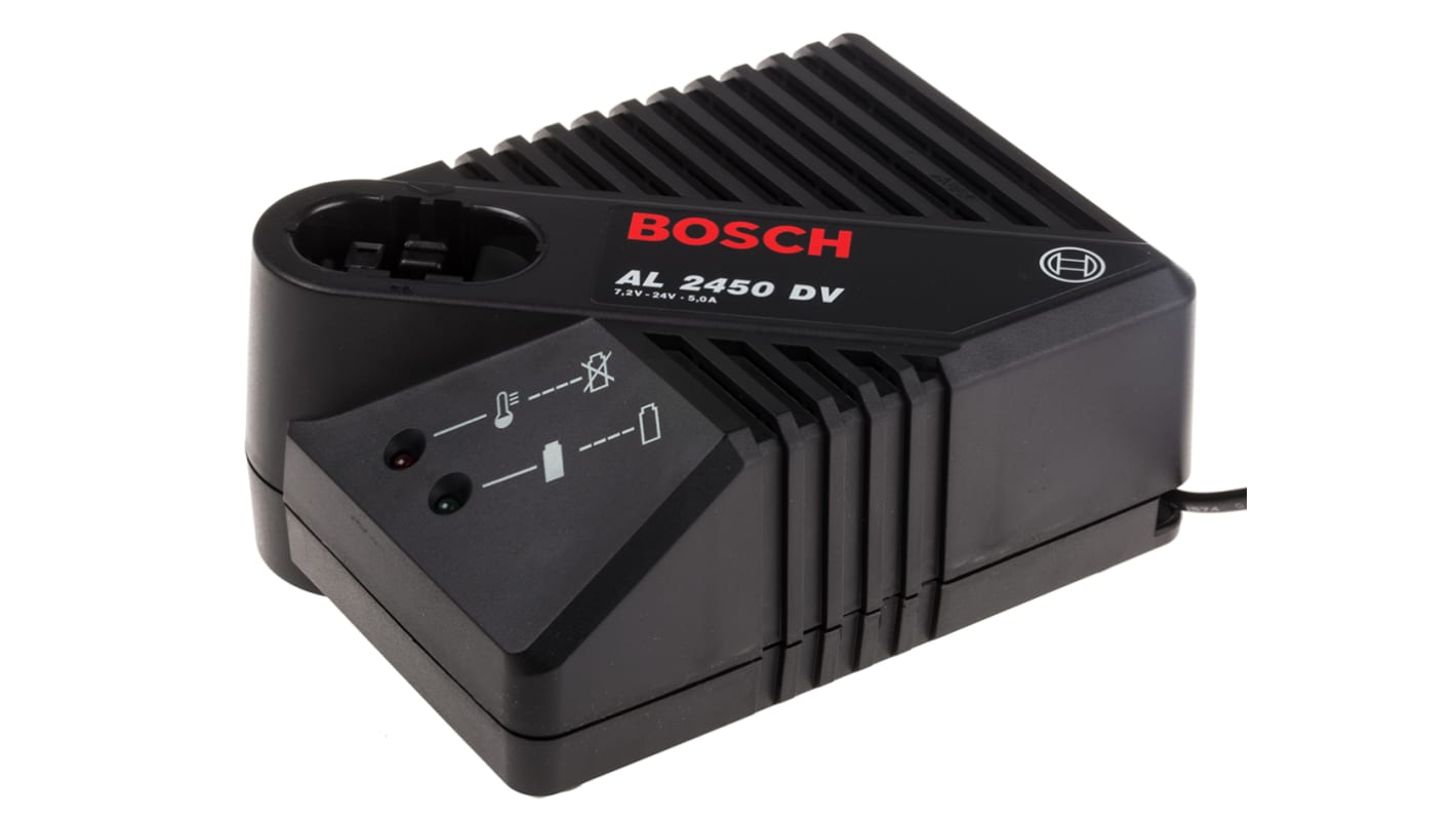 Bosch 2607225028 Power Tool Charger, 7.2 V, 14.4 V for use with Bosch Cordless Tools, Euro Plug