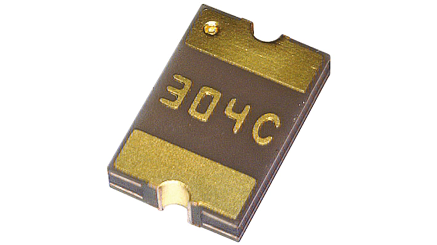 Bourns 1812自恢复保险丝, 30V, 0.3A保持, 10 A最大, 0.6A跳闸, 0.1s跳闸, MF-MSMF系列