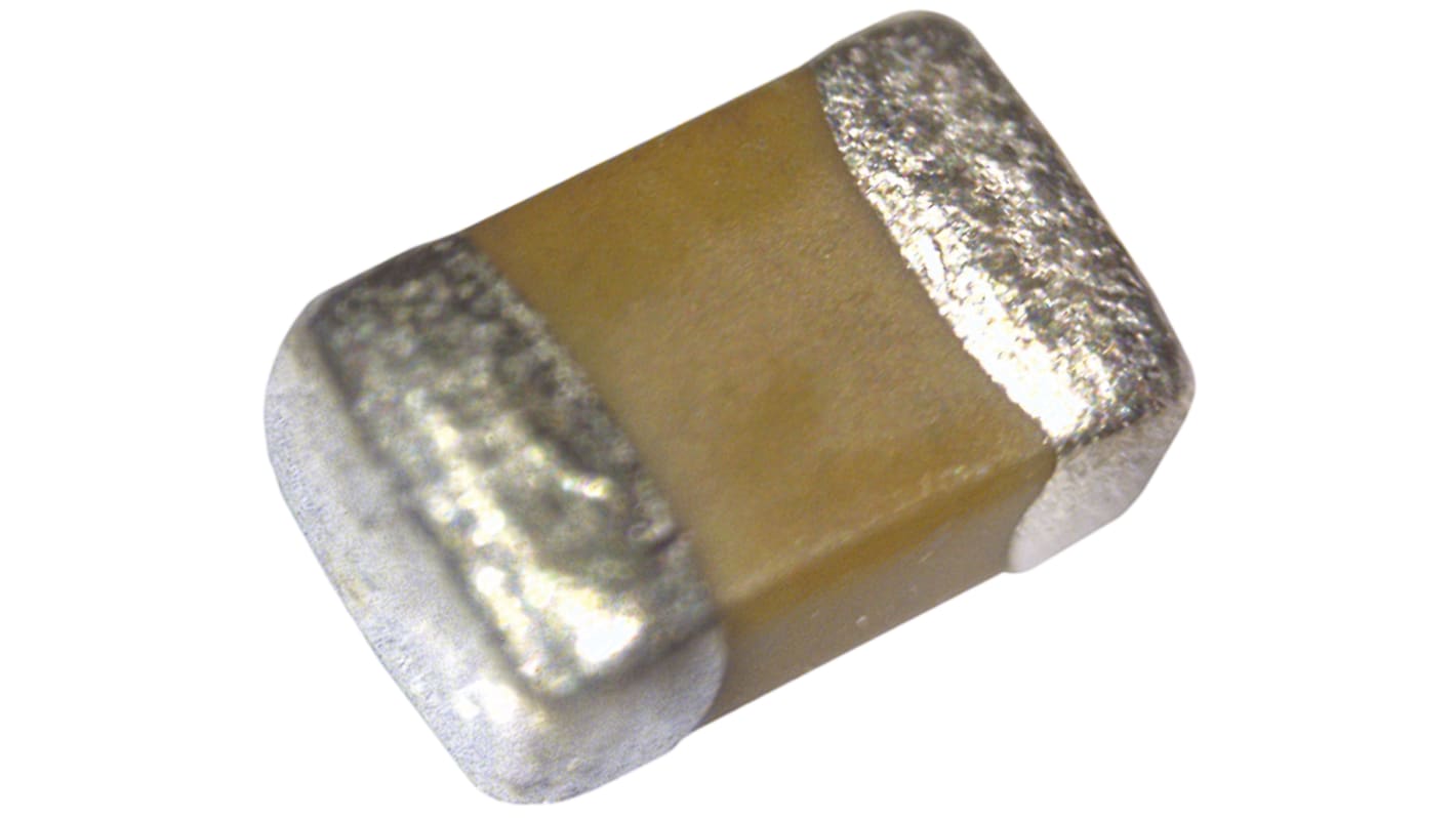 KEMET X7R贴片MLCC, 100nF, 0805 (2012M), 16V 直流, ±10%容差, 最高+125°C, 2 x 1.25 x 0.9mm, C系列