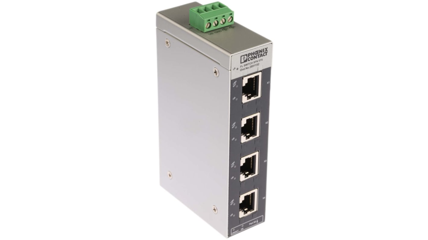 Phoenix Contact Unmanaged 5 Port Ethernet Switch